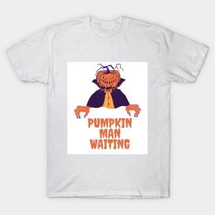 Pumpkin ghost waiting T-Shirt